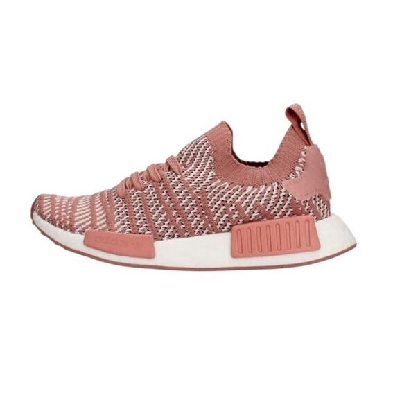 Adidas NMD R1 STLT Primeknit Running Shoes in Ash Pink – Sz 8.5